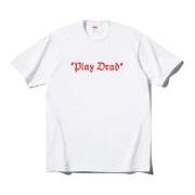 Supreme Exklusiv Play Dead Tee Vit White, Herr