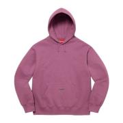 Supreme Begränsad upplaga Micro Logo Hoodie Dusty Palm Purple, Herr