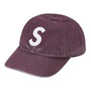 Supreme Canvas S Logo Plum Keps Begränsad Upplaga Purple, Unisex