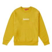 Supreme Begränsad upplaga Senap Box Logo Yellow, Herr