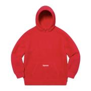 Supreme Röd Polartec Huva Tröja Begränsad Upplaga Red, Herr