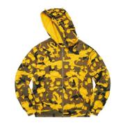 Supreme Begränsad Upplaga Gul Camo Hoodie Yellow, Herr