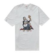 Supreme Klassisk Bomull Grafisk Tee Vit White, Herr