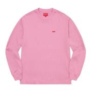 Supreme Rosa Small Box Långärmad Tee Pink, Herr