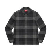 Supreme Begränsad upplaga Plaid Flanellskjorta Svart Black, Herr