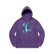 Supreme Begränsad upplaga The Crow Hoodie Dusty Purple Purple, Herr