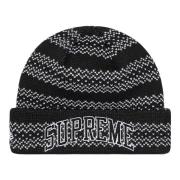 Supreme Begränsad Upplaga Svart Beanie Black, Unisex