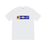 Supreme Italienskt Emblem Spaghetti Tee Vit White, Herr