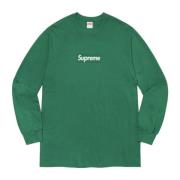 Supreme 2020 Box Logo Långärmad Green, Herr