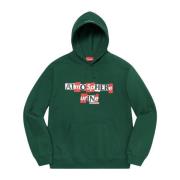 Supreme Mörkgrön Limited Edition Hoodie Green, Herr