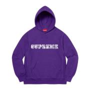 Supreme Lila Spets Hoodie Begränsad Upplaga Purple, Herr