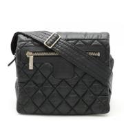 Chanel Vintage Pre-owned Nylon chanel-vskor Black, Dam