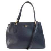 Coach Pre-owned Pre-owned Plast totevskor Blue, Dam