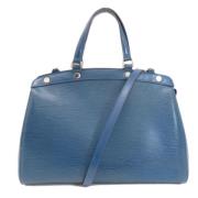 Louis Vuitton Vintage Pre-owned Laeder louis-vuitton-vskor Blue, Dam