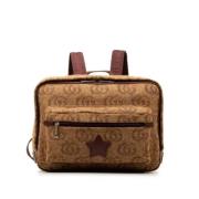 Gucci Vintage Pre-owned Tyg gucci-vskor Brown, Dam