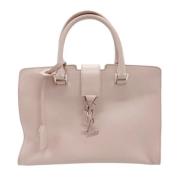 Yves Saint Laurent Vintage Pre-owned Tyg handvskor Beige, Dam