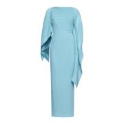 Solace London Blå Adami Maxi Klänning Blue, Dam