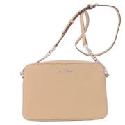 Michael Kors Pre-owned Pre-owned Plast axelremsvskor Beige, Dam