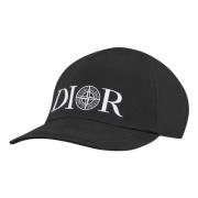 Dior Begränsad upplaga Svart Baseballkeps Black, Unisex