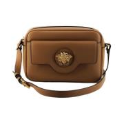 Versace Brun Kalvskinn Kameraväska Brown, Dam