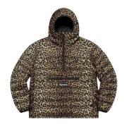 Supreme Leopard Micro Down Hooded Pullover Brown, Herr