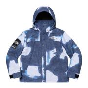 Supreme Begränsad upplaga Denim Print Mountain Jacket Blue, Herr