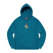 Supreme Begränsad upplaga Angel Hoodie Marinblå Blue, Herr