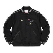 Supreme Varsity Jacket Limited Edition Jamie Reid Black, Herr