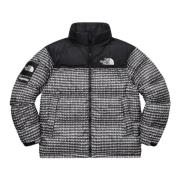 Supreme Begränsad upplaga Studded Nuptse-jacka svart Multicolor, Herr