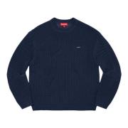 Supreme Navy Open Knit Sweater Limited Edition Blue, Herr