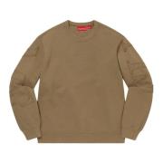 Supreme Begränsad upplaga Tonal Applique Crewneck Green, Herr