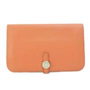 Hermès Vintage Pre-owned Laeder plnbcker Orange, Dam