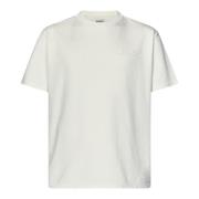 Autry Vit T-shirt med Tone-on-tone Logo White, Herr