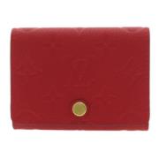 Louis Vuitton Vintage Pre-owned Tyg plnbcker Red, Dam