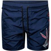 Iceberg Navy Swimshorts med Buggs Design Blue, Herr