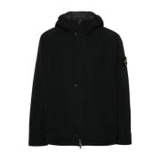 Stone Island Svarta Jackor för Män Black, Herr