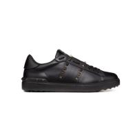 Valentino Svarta Sneakers för Män Black, Herr