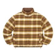 Supreme Begränsad Upplaga Vändbar Pufferjacka Brun Brown, Herr