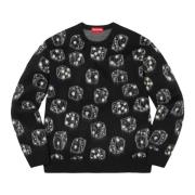 Supreme Begränsad upplaga Dice Sweater Svart Black, Herr