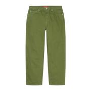 Supreme Grön Baggy Denim Jeans Limited Edition Green, Herr