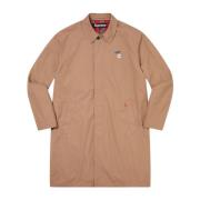 Supreme Begränsad upplaga Tan Trench Coat Beige, Herr