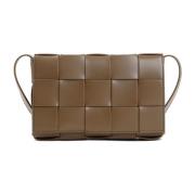 Bottega Veneta Cassette Väska i Silver Brown, Herr