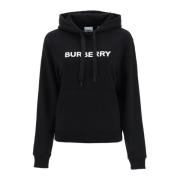 Burberry Logo Print Hoodie Black, Dam