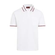 Gucci Vit Mix Polo White, Herr