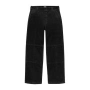 Supreme Begränsad upplaga Corduroy arbetsbyxor Svart Black, Herr