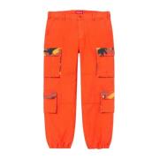 Supreme Begränsad Upplaga Cargo Byxor Orange Orange, Herr