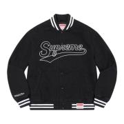 Supreme Begränsad upplaga Varsity Jacket Svart Black, Herr