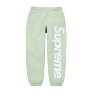 Supreme Satin Appliqué Sweatpant Mint Green, Herr