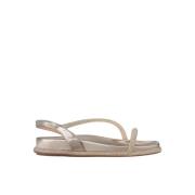 Alma EN Pena Glitter Strap Sandal Yellow, Dam