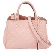 Louis Vuitton Vintage Pre-owned Laeder totevskor Pink, Dam